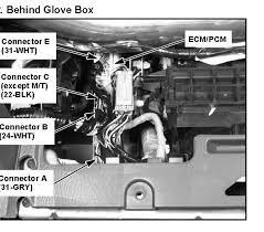 Once the trim piece is removed, you can disconnect the. Where Is The Ecu Located On A 2001 Honda Civic Ex