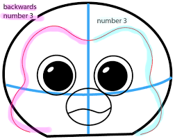 Draw a long, vertical oval. Step 4 Drawing Cartoon Penguins In Easy Steps Lesson How To Draw Step By Step Drawing Tutorials