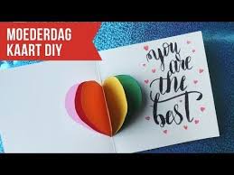 Pin Van Jorunn Op Cadeautjes Knutselen Moederdag Kaarten