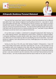 Residency Personal Statements Tips: The 5 Most Successful Orthopedic ...
