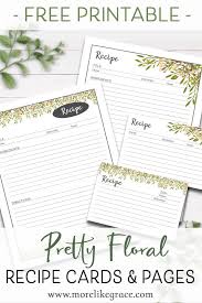 Free Printable Recipe Cards And Recipe Binder Tutorial In 2020 Recipe Cards Printable Free Printable Recipe Cards Recipe Book Diy