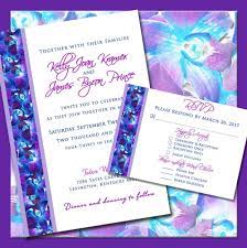 Purple Orchid Design Wedding Invitations Floral Wedding Etsy Orchid Wedding Invitations Floral Wedding Invitation Suite Floral Wedding Invitations