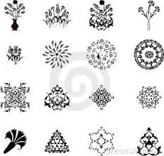 Black And White Turkey Tattoo Traditional Ottoman Turkish Design Elements By Murat Cokeker Via Dreamstime Sanat Tezhip Desenler