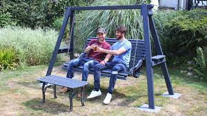 To make garden swing seat. The Ultimate Garden Swing Seat Made From Home Centre Materials Youtube