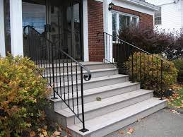 (automatic sliding folding gate and door ideas). Front Porch Designs For Brick Homes Composite Steps Google Search Wrought Iron Railing Exterior Step Railing Front Porch Design