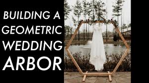 Whatever it's called, its the big tall thing you stand under at your wedding ceremony. Diy Geometric Wedding Arbor Woodworking Youtube