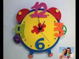 Diagramas y dibujos ayudará a comprender mejor conceptos, ideas. Como Crear Un Reloj Con Goma Eva Paso A Paso Youtube Orologi Da Parete Orologio Cartoncini