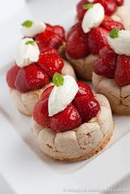 Strawberry Basil Dacquoise French Desserts Desserts French Pastries