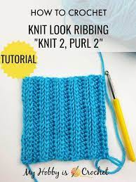 We did not find results for: How To Crochet Knit Look Ribbing Knit 2 Purl 2 In Rows Using The Yarn Over Slip Stitch Crochet Tutorial Knitting Stitches Crochet Stitches Tutorial