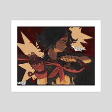 KILL LA KILL - RYUKO MATOI, an art print by Waters Sevens - INPRNT