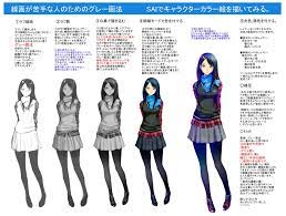 線画が苦手な人のためのグレー画法 はいたか pixiv グリザイユ 描き方 イラスト