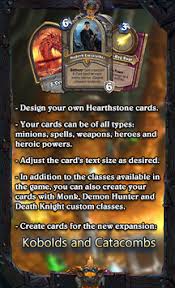 Three cards for the coin toss winner, four for the other player. Hearthstone Card Maker For Pc Windows Or Mac For Free