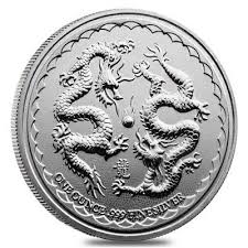 2018 1 Oz Niue Silver 2 Double Dragon Bu Https Bullionexchanges Com 2018 1 Oz Niue Silver Double Dragon Coin Dra Double Dragon Silver Coins Silver Bullion