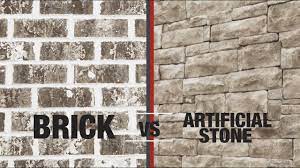 Check spelling or type a new query. Brick Vs Artificial Stone Youtube