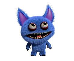 Fuzzy Monster Cute Creatures Cute Monsters Cartoon