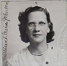 Millicent Marie Newbold was born 9 November 1904 in Harbour Island, Bahamas  to George Marshall Newbold and Mary Alice Curry Newbold. She married  William Edward Harcourt Johnson, son of Albert Ezra Johnson