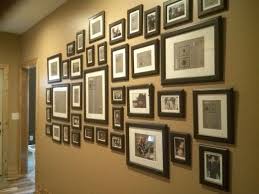Entry Wall Gallery 149 Worth Of Ikea Virserum Matted Black Frames Easels Removed From Backs Putty In Lower Corners O Entry Wall Wall Frames Wall Gallery