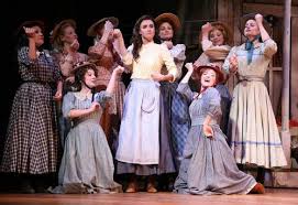 (musical) фаны to share, discover content and connect with other фаны of oklahoma! Here S A Great Example Of Costumes For Laurey And The Girls Notice The Use Of A Yellow Blouse To Disti Oklahoma Musical Edwardian Costumes Music Man Costumes