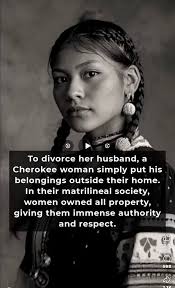 Cherokee women's role in society