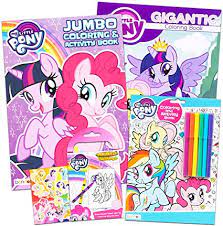 Download Amazon Com My Little Pony Coloring Book Super Set With Stickers 4 Mlp Books Over 375 Pages And 75 My Little Pony Stickers Total Featuring Rainbow Dash Fluttershy Pinkie Pie And More