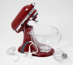 So, when we tell you to consider owning multiple kitchenaid stand. Kitchenaid 5 Qt Artisan 325w Tilt Head Stand Mixer W Glass Bowl Qvc Com