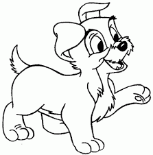 Dibujos Para Colorear De Perros Cachorros
