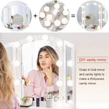 Maybe you would like to learn more about one of these? Hollywood Style Led Vanity Mirror Lights Kit With Dimmable Light Bulbs Admiredgo