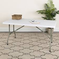 How to make a folding tablethis table is lightweight and portable, and folds up for easy storage. Flash Furniture 5 Foot Granite White Plastic Folding Table Target