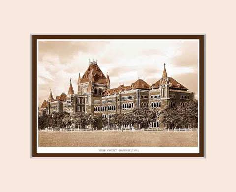 Old Vintage Bombay (Mumbai) Mounted Photo Frame of High Court Fine Art Print - Places posters in India - Buy art, film, design, movie, music, nature and educational paintings/wallpapers at Flipkart.com