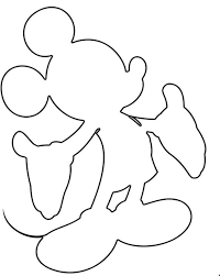 Mickey mouse head ideas on 5. Outline Minnie Outline Mickey Mouse Face Novocom Top