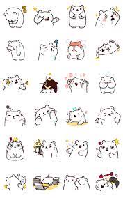 Bac Bac S Diary 3 Animated Sticker For Line Whatsapp Android Iphone Ios Cute Kawaii Drawings Emoji Drawings Cartoon Stickers