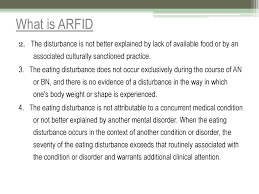 It was previously called selective eating disorder. Avoidant Restrictive Food Intake Disorder Ppt Download