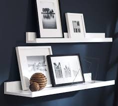 You could also keep toiletries out on a picture ledge if you don't have a. Holman Handmade Floating Shelves Pottery Barn