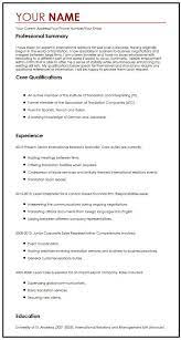 Study some resume samples for applying abroad to understand the structure of the document. View Our Senior International Relations Specialist Cv Example