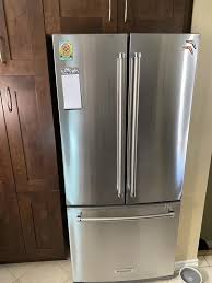 Do you have a question about the kitchenaid krfc300ess or do you. Stainless Steel 20 Cu Ft 30 Inch Width Standard Depth French Door Refrigerator With Interior Dispense Krff300ess Kitchenaid