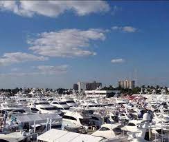 A Sea Of White At The Fort Lauderdale International Boat Show At Bahia Mar Fort Lauderdale Florida Fort Lauderdale Lauderdale