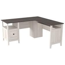 Writing desks, with drawers for minimal storage, are easy to place anywhere and are perfect for your laptop. Signature Design By Ashley Dorrinson H287 34 34r L Shape Desk Household Furniture L Shape Desks
