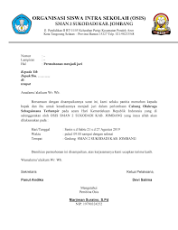 Demikian beberapa ulasan singkat terkait tentang penulisan surat undangan resmi untuk kegiatan osis beserta contoh surat undangan resmi organisai osis sekolah. Download Contoh Surat Undangan Resmi Sekolah Dalam Bahasa Inggris