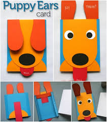 You can use either white card stock or ivory card stock to print the cover. Diy Paper Puppy Pop Up Greeting Card