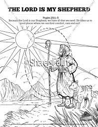 The original format for whitepages was a p. Psalm 23 The Lord Is My Shepherd Sunday School Coloring Pages Sharefaith Kids