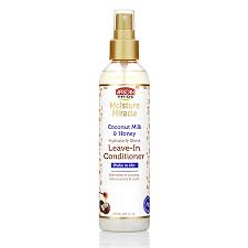 African Pride Moisture Miracle Leave In Cond Spray Hydrate Shine 8 Oz Walmart Com Walmart Com