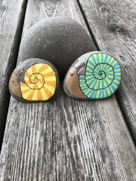 Colourful Snail Painted Rocks Painted Rocks Rock Painting Art Painted Rock Animals