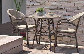 a vous les joies d un petit dejeuner en terrasse confortablement installe sur votre balcon ou dans v mobilier jardin mobilier de jardin design table de jardin