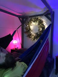 Escaping to a backyard hammock is a special treat. Everyday Is A Day To Camp In A Hammock Diy Bed Frame Stand Hammockcamping