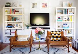 Chairs In Front Of Tv Like These Chairs Emily Henderson Living Room Living Room Inspiration Home Living Room