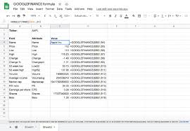 How To Use The Googlefinance Function In Google Sheets Sheetgo Blog