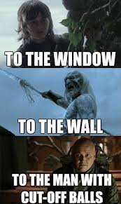 No Spoilers To The Window To The Wall Fixed Watch Game Of Thrones Funny Games Game Of Thrones