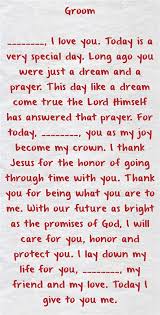 Jul 23, 2021 · some wedding vows include not just the couple, but also other members of the family. Christian Wedding Vows Examples For Groom And Bride Weddinginclude