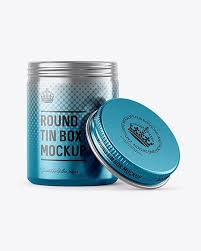 100ml Open Metallic Round Tin Box Mockup Front View In Box Mockups On Yellow Images Object Mockups In 2020 Box Mockup Free Psd Mockups Templates Mockup