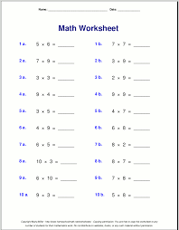 The best source for free multiplication worksheets. Grade 4 Multiplication Worksheets